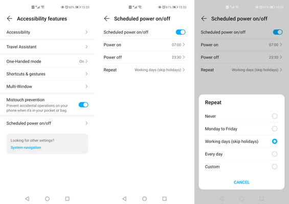 Android Scheduled Power Off