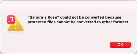 Apple Music AAC Conversion Failure