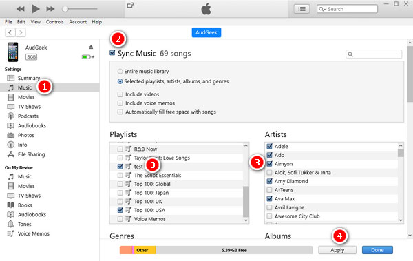 Sync converted Apple Music to iPod Nano/Shuffle on Windows