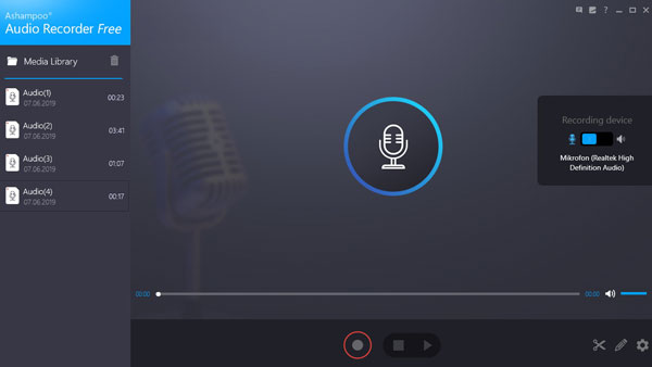 Ashampoo Audio Recorder Free