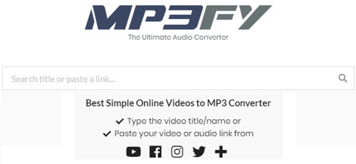 MP3FY Website