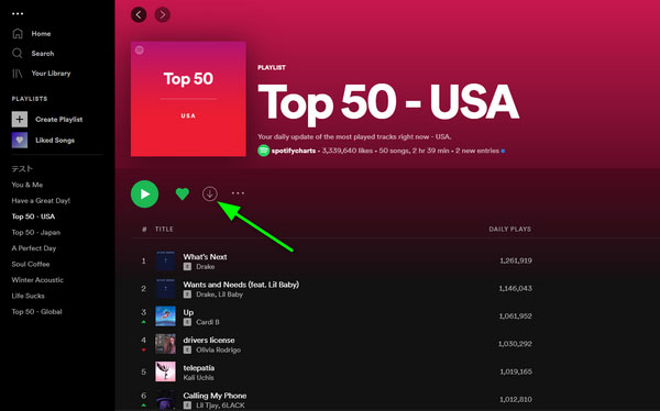 Download Music with Spotify Premium