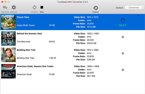 Converting iTunes M4V converter to MP4